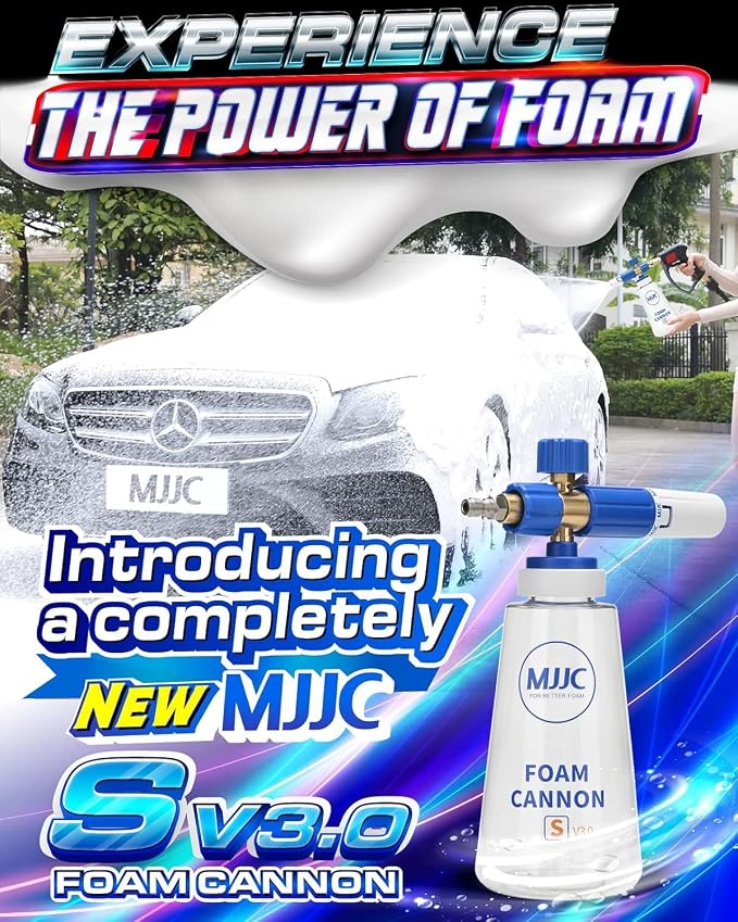 MJJC Foam Cannon S V3.0 with 1/4 Inch Quick Connector - Image 2