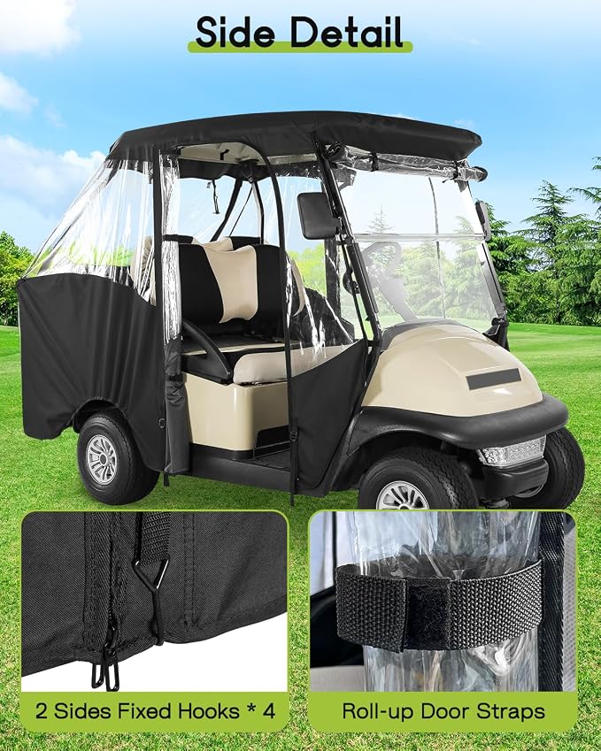 4 Passenger Golf Cart Enclosure - Image 4