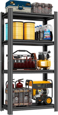 Metal Garage Shelving Unit, Heavy Duty 4-Tier Adjustable Storage Rack, Steel by Notmise