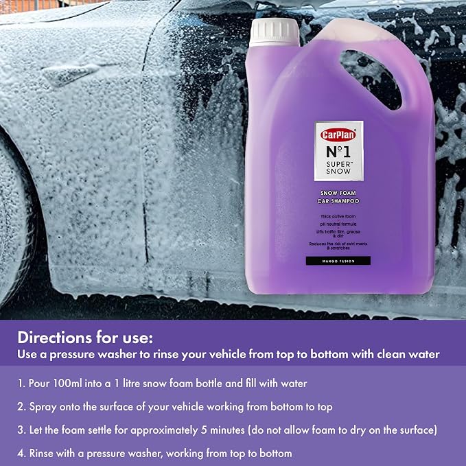 No.1 Super Snow Car Shampoo, 69 Fl Oz - Image 6