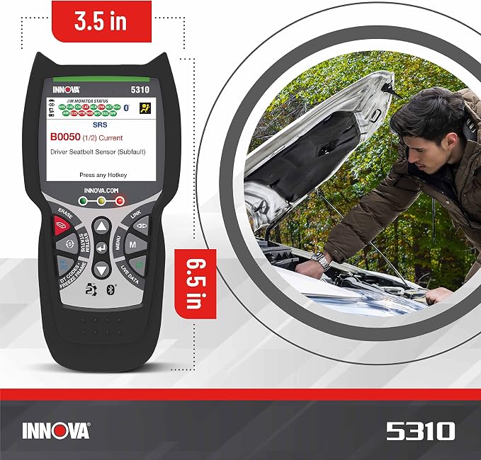 Innova 5310 OBD2 Scanner for ABS & Airbag - Image 9