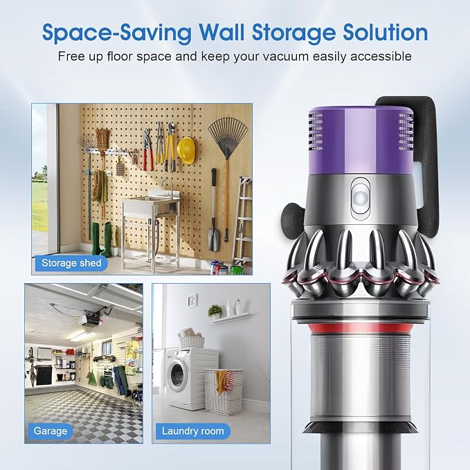 Upgraded 2 Pack Easy Access Cordless Vacuum Wall Mount Hanging Holder fits - Image 4