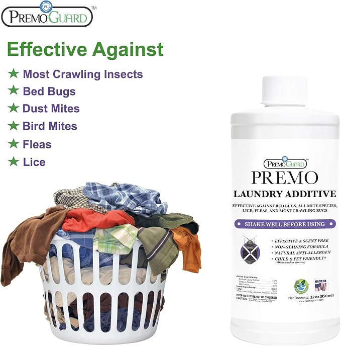 Premo Guard Bed Bug & Mite Laundry Detergent Additive 32 oz – Child & Pet - Image 3