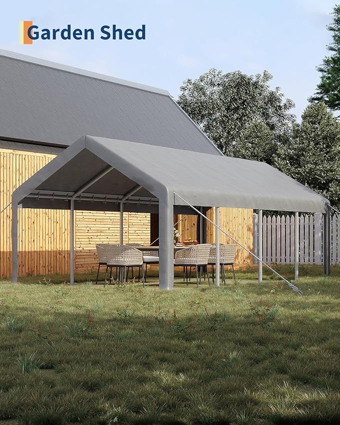 13 x 25FT Heavy Duty Carport - Image 2