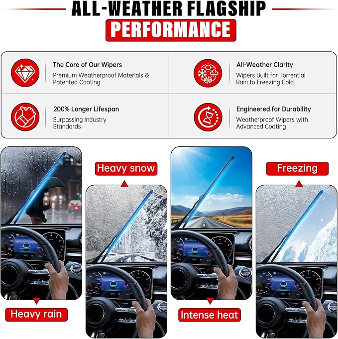 Windshield Wiper Blade Set Replacement - Image 3
