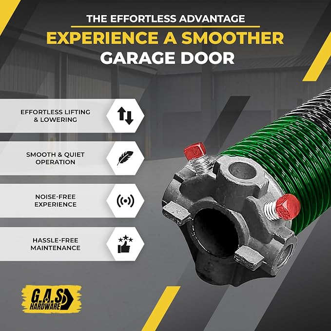 Garage Door Torsion Spring 243x1.75x35 Includes 1” Steel Bearing, and Winding - Image 5