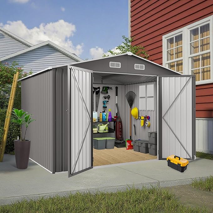 10x8 FT Outdoor Storage Shed by Jaxenor