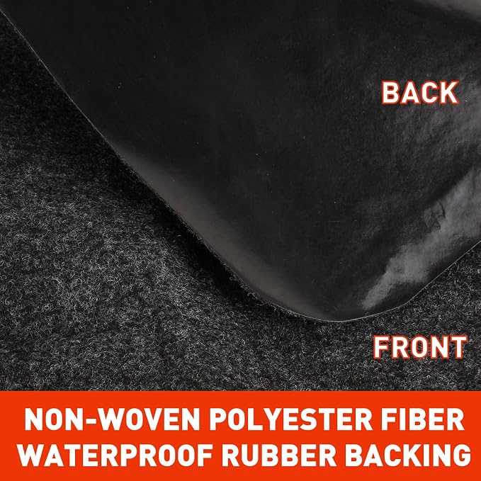 Golf Cart Parking Mat 4.9 ft × 9.1 ft Garage Floor Mat Oil Absorbent Waterproof - Image 3