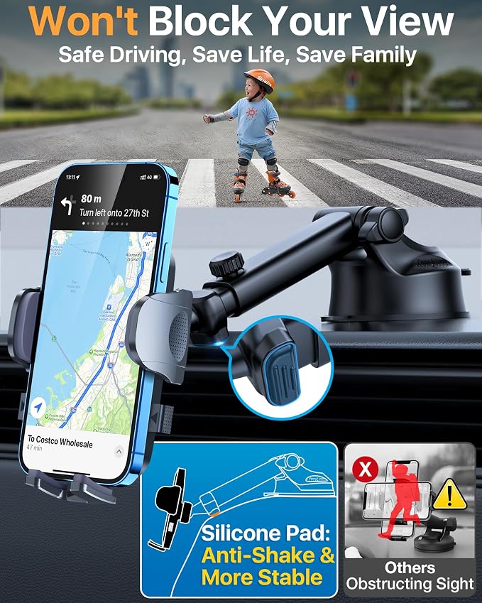 2025 Ultimate Car Phone Mount【98+LBS Strongest Suction & Military-Grade】【Patent - Image 5