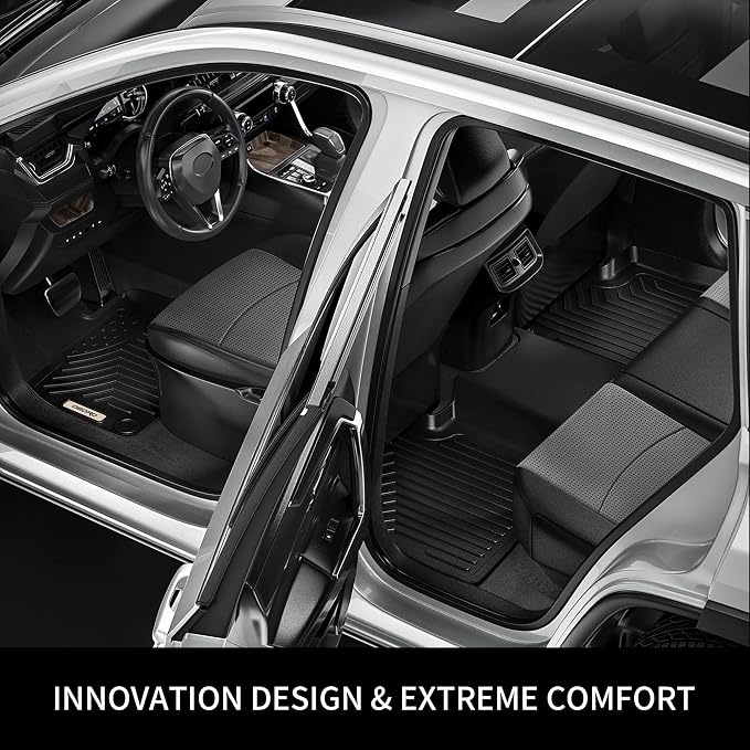 OEDRO Floor Mats Fit for Toyota Camry 2011-2007, Custom Fit Front & 2nd Row - Image 7