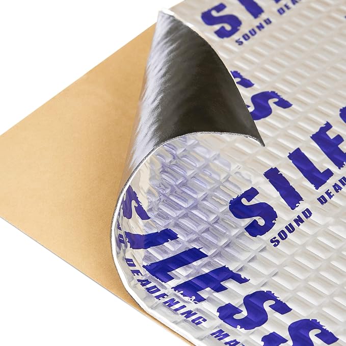 Siless 50 mil 52 sqft Car Sound Deadening mat by SILESS