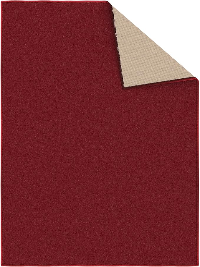 Ottomanson Rugs for Entryway 2'3" x 3' Non Slip Solid Small Area Rugs Durable - Image 7