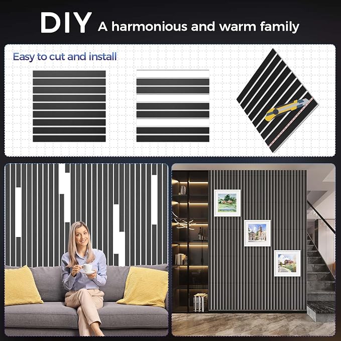 8 Pack 2-Layer Large Soundproof Wall Panels, 15.7 x 15.7 x 0.43 in Sound Proof - Image 4