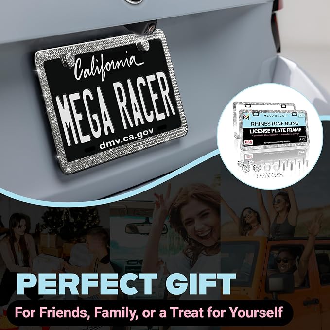Dazzling Bling License Plate Frames - Image 9