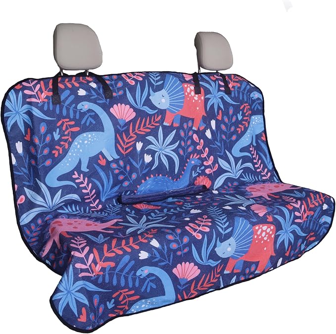 Back Seat Cover for Car Trucks Van SUV, Waterproof Rear Bench Towel Seat Covers by LoyaGour