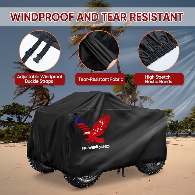 Neverland ATV Cover, Waterproof Heavy Duty 4 Wheeler Cover - Image 5