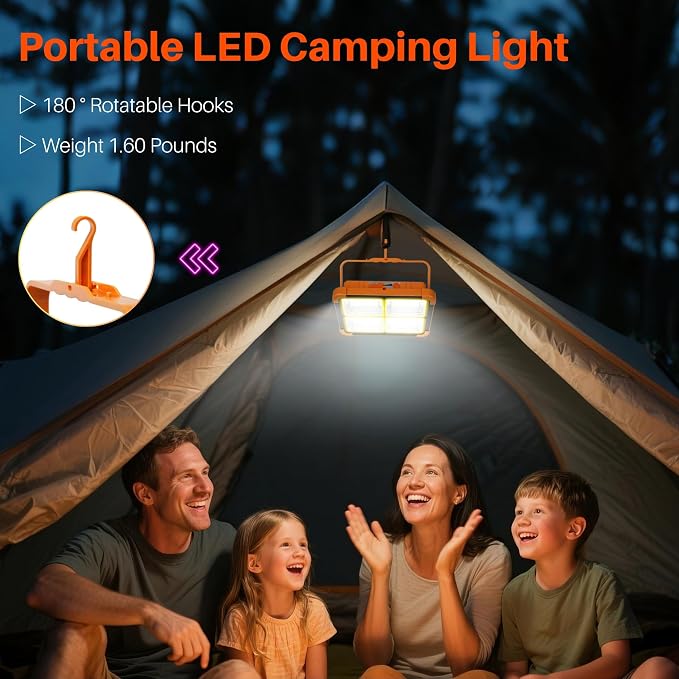 LED Solar Work Light with Magnetic, 5 Lighting Modes, IP66 Waterproof, Long - Image 6
