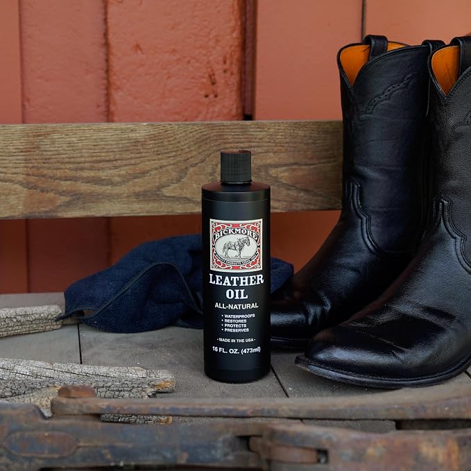 Leather Oil Leather Conditioner 16oz | Waterproofs, and Restores Boots - Image 2