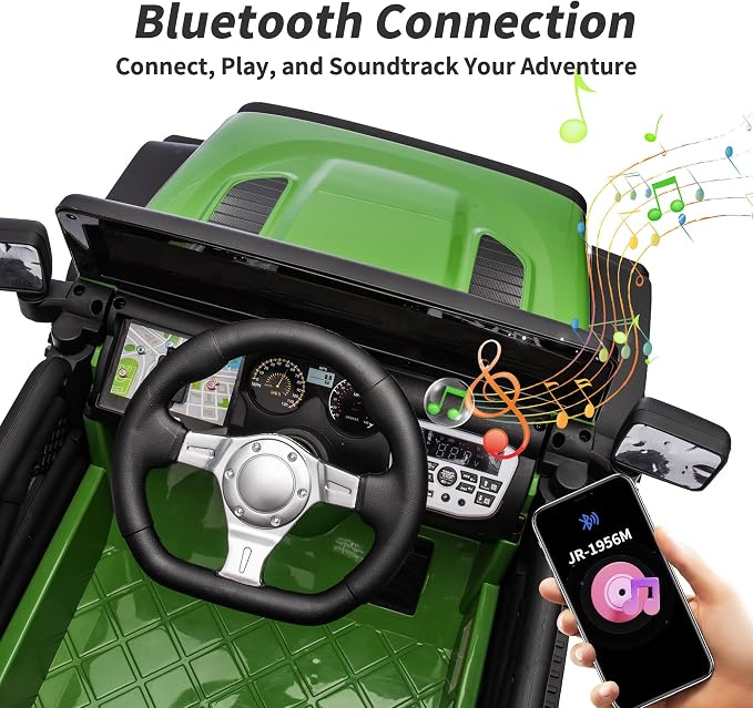 12V Kids Ride on Car Truck, Kids Electric Vehicles Car Ride on Toy w/Remote - Image 7