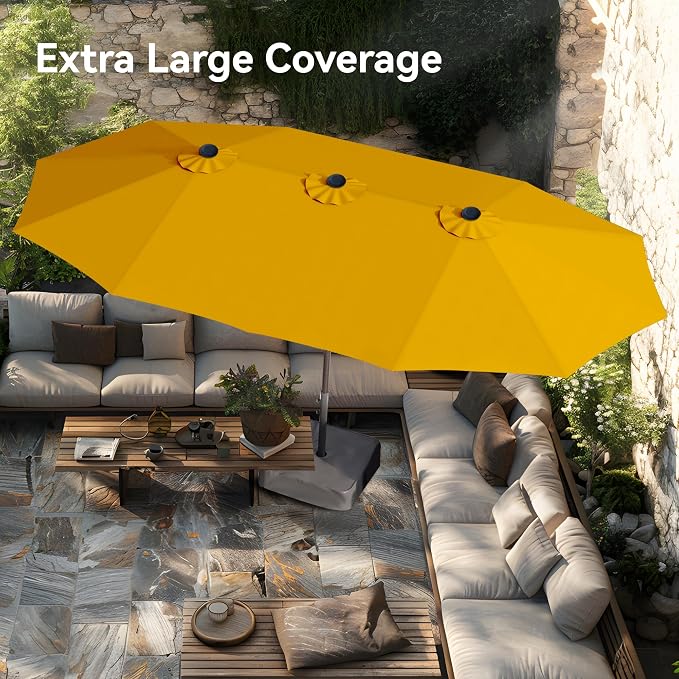 PHI VILLA 15ft Large Patio Umbrellas - Image 8