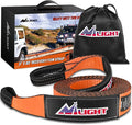 Nilight 3" x 20' Recovery Tow Strap Lab Tested 31, 500lbs Break Strength Heavy by Nilight