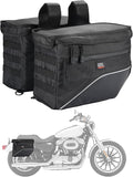 KEMIMOTO Upgrade Motorcycle Saddle Bags Middle-Sized Throw Over Saddlebags by kemimoto