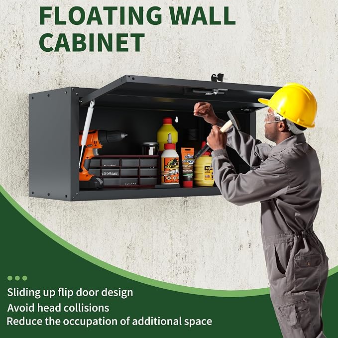 Garage Wall Cabinet, Metal Wall Cabinet - Image 5