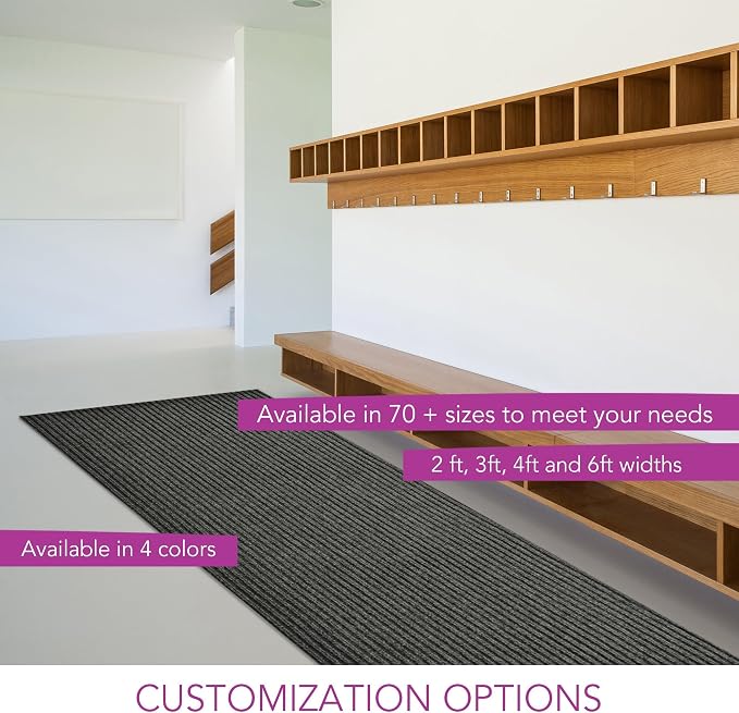 iCustomRug Spartan Weather Warrior Indoor/Outdoor Utility Ribbed Carpet Runner - Image 7