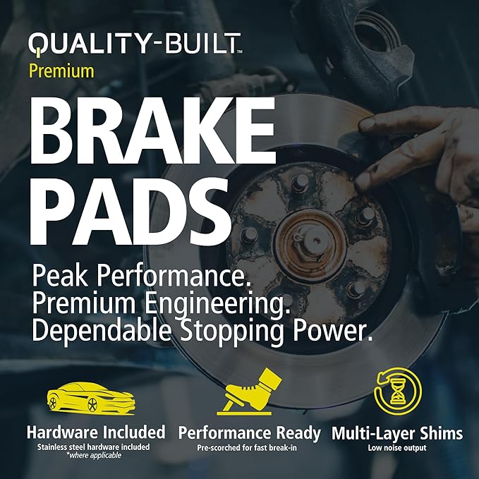 Premium Ceramic Rear Brake Pads Compatible - Image 4
