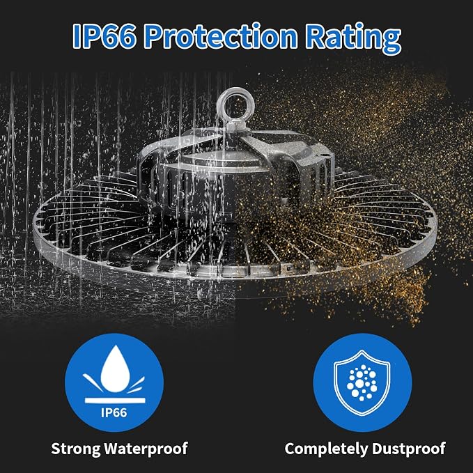6 Pack UFO LED High Bay Light 150W, 21000 LM, 5000K - Image 6