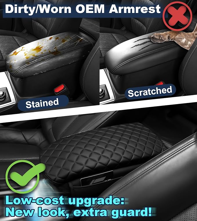 Armrest Cover for Ford Bronco Sport 2021-2025 Center Console Pad - Image 2
