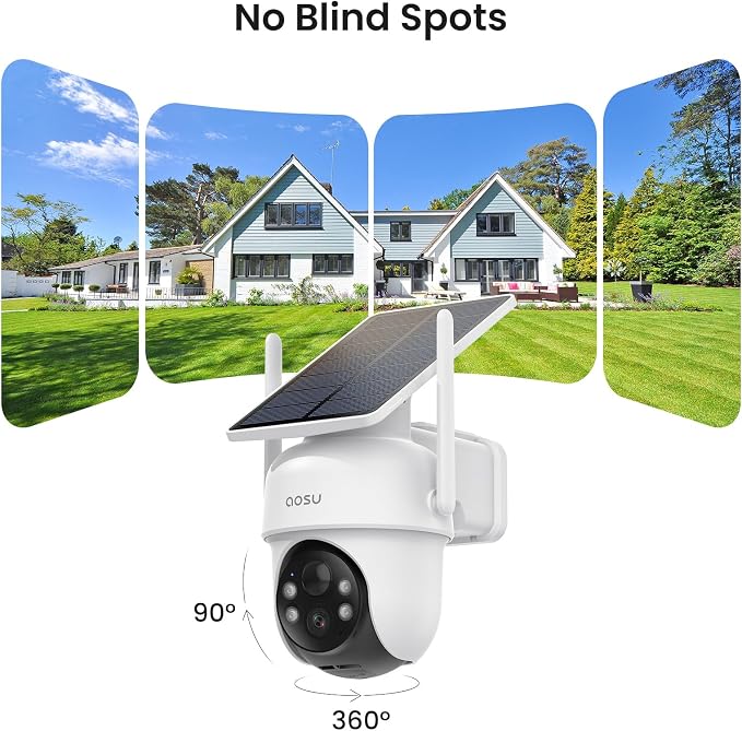 AOSU Security Cameras Outdoor Wireless, Add-On Camera, Add-On Cameras Must Be - Image 5