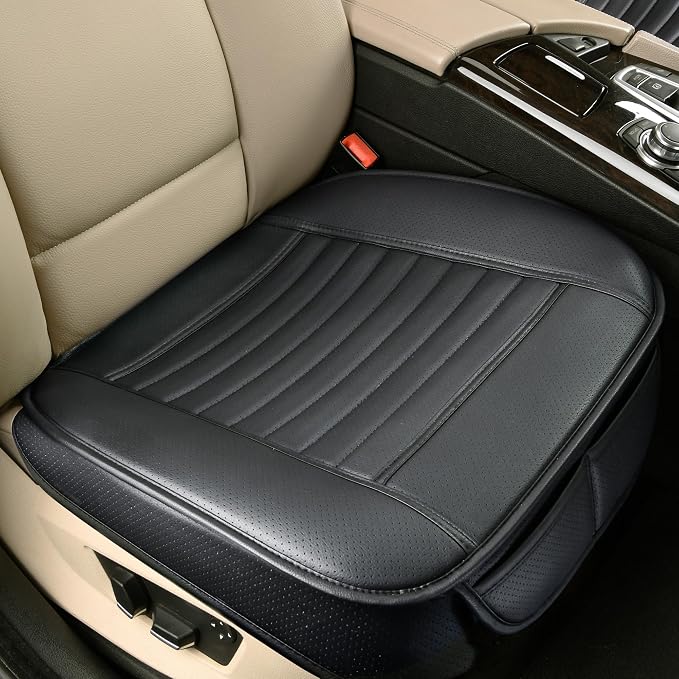 2pc Edge Wrapping Comfortable Car Front Seat Covers, Seat Protectors, Anti-Slip by SunnyColor