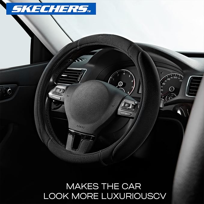 Skechers Steering Wheel Cover, Memory Foam Car Steering Wheel Cover, - Image 3