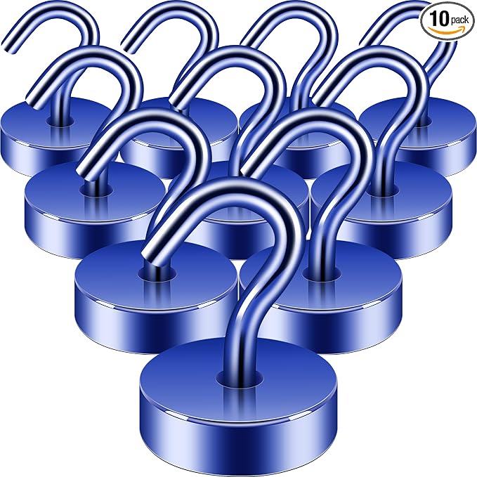 Neosmuk Magnetic Hooks, Cruise Ship Essentials, 40lb+ Heavy Duty Magnetic Hooks by Neosmuk