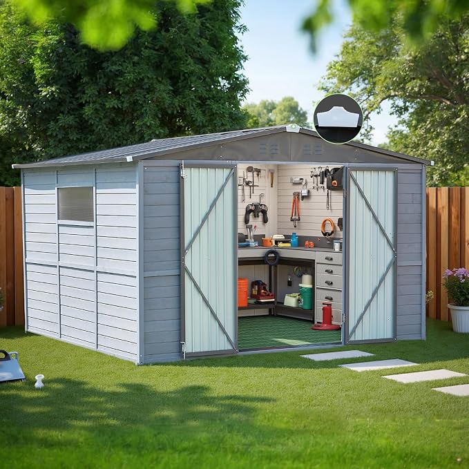 MyVoice 8x8 FT Wooden Outdoor Storage Shed by MyVoice
