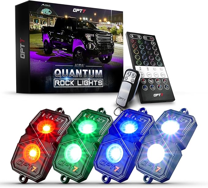 OPT7 Quantum RGBW LED Rock Lights by OPT7