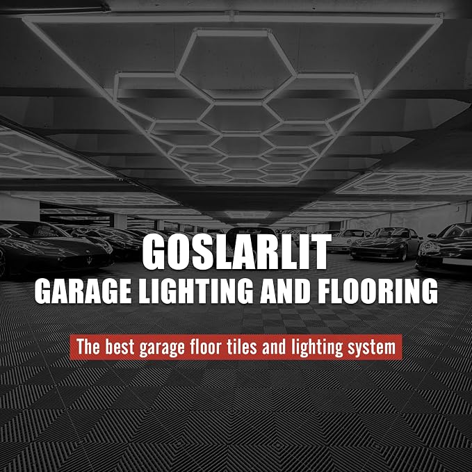 50PCS|15.7"x15.7" Garage Flooring Tiles, Non-Slip Interlocking Plastic Garage - Image 9