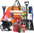 Car Emergency Kit with Portable Air Compressor, Winter Car Safety Roadside by VCANENERGY