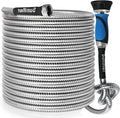 Metal Garden Hose 30 Ft Flexible Stainless Steel Water Hose 25 Ft 50 Ft by Sunifier