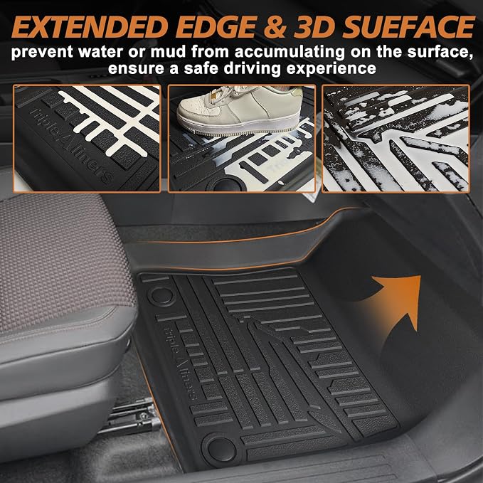 TripleAliners All Weather Floor Mats Compatible - Image 6