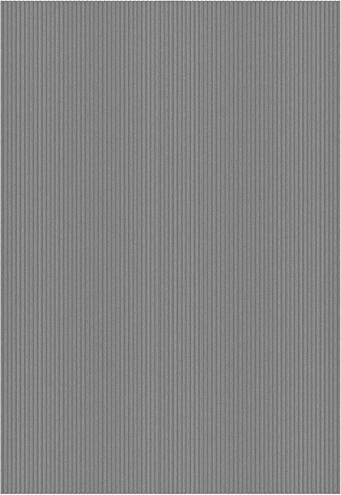 Ottomanson 6'6" x 8' Mud Mat Area Rug Scraper Carpet - Image 7