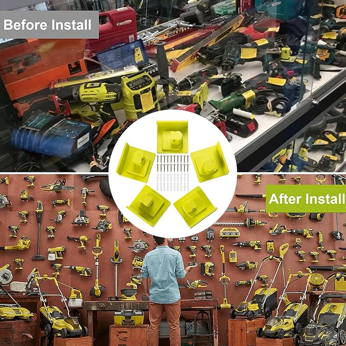 20 Pack Tool Holder Wall Mount Portable Compatible - Image 5