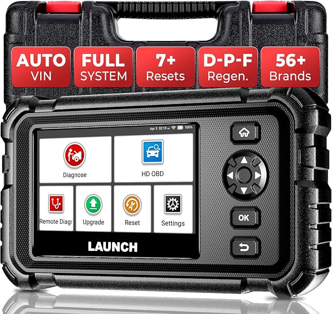 LAUNCH CRP129 HD Heavy Duty Truck Scanner, Full System Diesel Scanner by LAUNCH