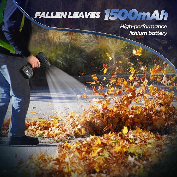 Saker Cordless Leaf Blower Portable Dust Cleaner Handheld Blower 180000 RPM - Image 3