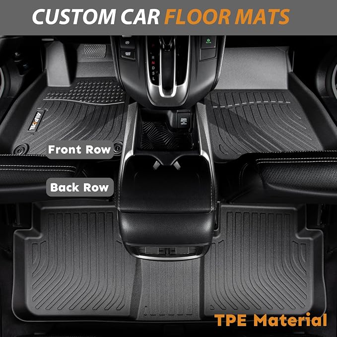 AIPOIL® Floor Mats for 2019-2025 BMW X7 40i, M60i All Weather Protection TPE - Image 2