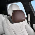 Coverado Leather Car Headrest Pillow Car Neck Pillow by COVERADOAUTO