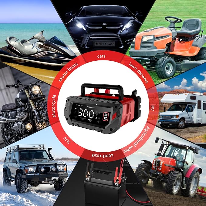 30 Amp Lithium Battery Charger, 6V10A/12V30A/24V16A Lifepo4, Lead-Acid Smart - Image 9