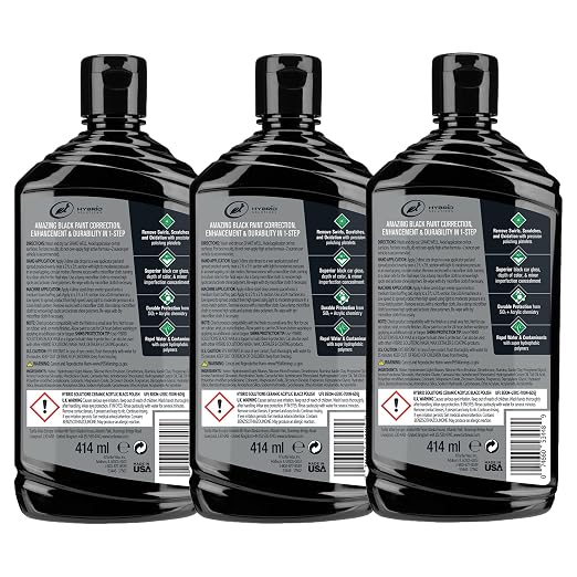 Turtle Wax 53895 Hybrid Solutions Ceramic Acrylic Black Polish and Wax - Image 2