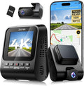 Dash Cam Front and Rear: 4K+1080P FHD Dual Dash Camera by WirelessEarbuds
